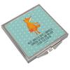 Mr. & Mrs. Panda Square Pocket Mirror – Fox with Lantern view 2