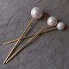 qbodp 3-Piece Chinese-Style Hair Sticks with Pearls view 1