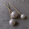 qbodp 3-Piece Chinese-Style Hair Sticks with Pearls view 3