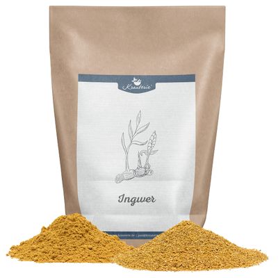 Krauterie Ginger for Dogs, Finely Cut (100 g)