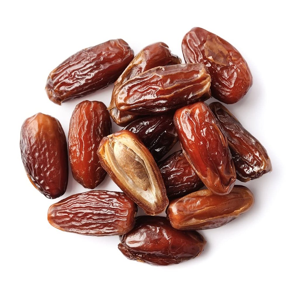 Deglet Nour Dates – Whole Dates for Snacking, Baking, and Muesli (with Pit, 600 g)
