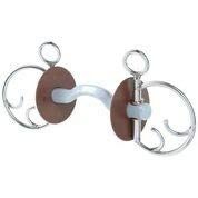 BERIS Konnex Tongue-Bow Bar Jumping Combination Curb Bit, 130 mm, Hard, Hard, 13 cm