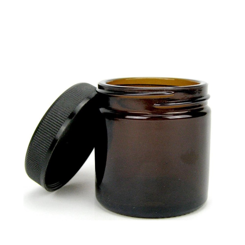 Sala Amber Glass Ointment Jars, Cream Containers, 10 x 30 ml