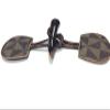 Coat Fastening, Fleece, Geometric, 17 cm view 2
