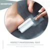 Lurrose 3-Piece Foot Scrubber and File Set, Callus Remover, White view 4