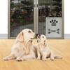 Lockable Plastic Pet Door for Dogs and Cats, Brown view 3