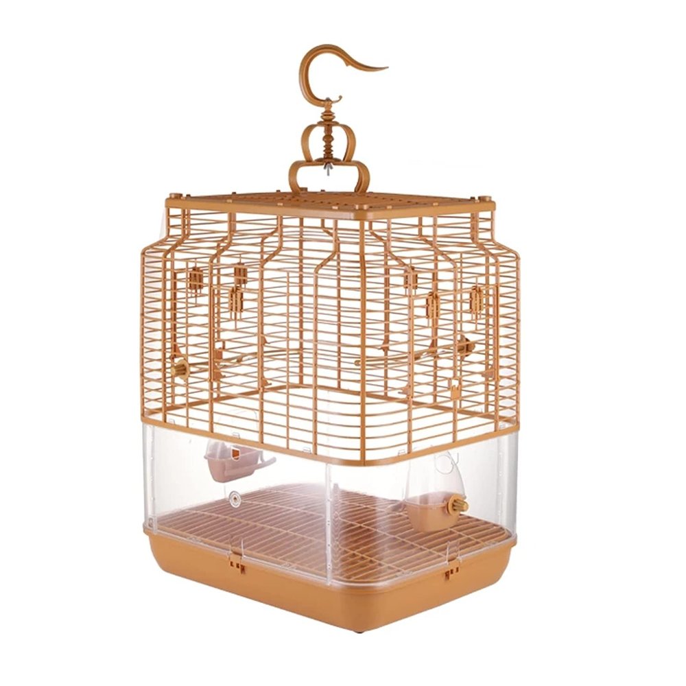 SISWIM Creative Luxury Acrylic Bird Cage, 48 x 38 x 58 cm, for Macaws