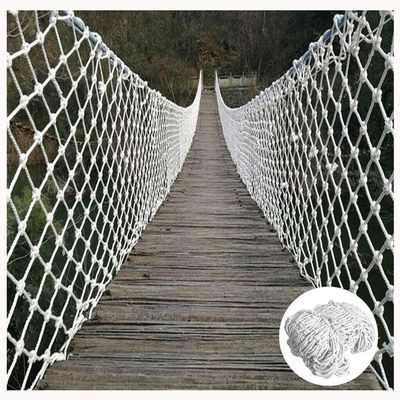Aocet Balcony Safety Net for Children and Cats, White Nylon, 5 cm Grid, 5 m × 10 m