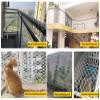 Aocet Balcony Safety Net for Children and Cats, White Nylon, 5 cm Grid, 5 m × 10 m view 3