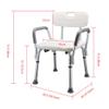 NMDCDH Shower Chair for Elderly Adults with Armrests and Backrest view 3