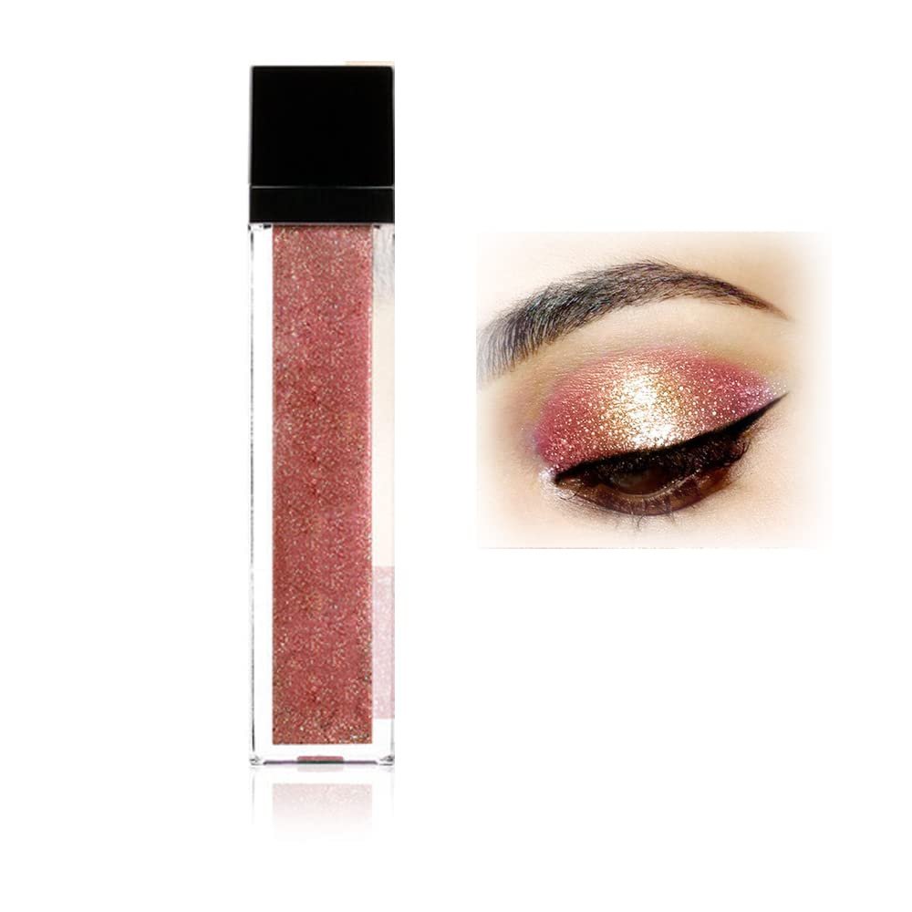 Glamorous Liquid Glitter Eyeshadow, Long-Lasting Moisturizing Metallic Texture (13#)