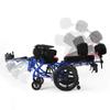 Fully Reclining Folding Aluminum-Alloy Wheelchair for Children and Adults, Middle-Aged Stroke Patients with Hemiplegia, Elderly People Requiring High Back Support, and People with Cerebral Palsy view 4