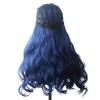 Long Wavy Synthetic Wig for Women, Blue Cosplay Style, T1B/4/27, Size 2 view 3