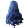 Long Wavy Synthetic Wig for Women, Blue Cosplay Style, T1B/4/27, Size 2 view 4
