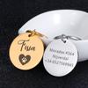 Personalized Stainless Steel Pet ID Tag for Dogs and Cats, Silver, 30 x 30 mm view 3