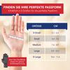 Doctor-Designed Compression Gloves, Fingerless Arthritis Hand Support, 2 Pairs, Gray, L view 3