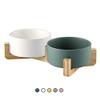 LUOSHUAI Ceramic Pet Food Bowl for Dogs and Cats view 2