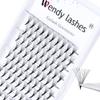 14D Volume Eyelash Extensions, Pre-Fanned, 0.07 mm, Mixed 14–20 mm, D Curl view 1
