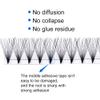 14D Volume Eyelash Extensions, Pre-Fanned, 0.07 mm, Mixed 14–20 mm, D Curl view 2