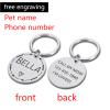 Personalized Dog ID Tag, Black Bone, S, 20 x 20 mm view 2