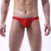 Faringoto Satin Boxer Shorts for Men, Mesh Thong, Sheer Bikini Bulge Pouch, Low Rise, T-Back G-String Underwear view 4