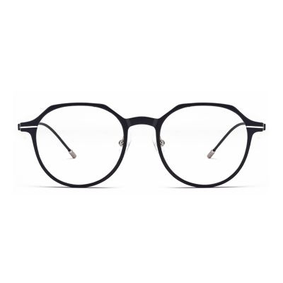 HODERDS Blue Light Blocking Retro Reading Glasses, +2.00, Matte Black