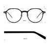 HODERDS Blue Light Blocking Retro Reading Glasses, +2.00, Matte Black view 2