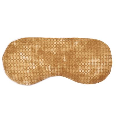 GIRAFFENLAND Flaxseed + Eyebright Eye Pillow, Batik Gold