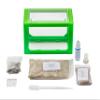 AntHouse Natural Sand Ant Farm | 3D Starter Set 20 x 10 x 10 cm, Green | Including Ants view 2