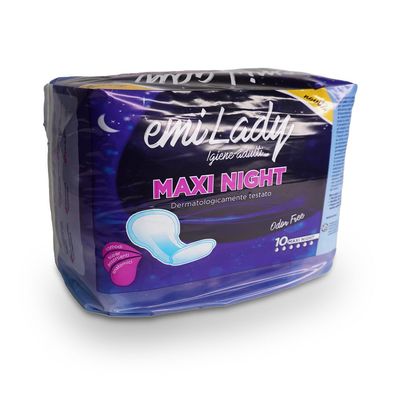 Emi Lady Maxi Night Pads, Pack of 10