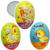 10 Fillable Cardboard Easter Eggs, Custom Name, Various Sizes and Designs view 1