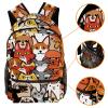 Leisure Campus Travel Backpack with Bottle Holders for Girls and Boys view 3