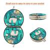 Vnurnrn Green Deer Sun Folding Compact Makeup Mirror view 3