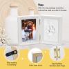 Coldairsoap Pet Pawprint Keepsake Kit with Wooden Dog Picture Frame view 4