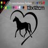 Horse Heart Sticker 13x12cm in 21 Colors view 2