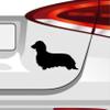 Long-Haired Dachshund Sticker, 6 Sizes, 21 Colors – Dachshund Teckel Hunting Dog view 3