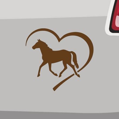 Horse Heart Sticker - 21 Colors