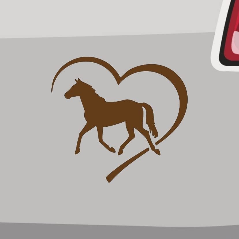 Horse Heart Sticker - 21 Colors