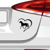 Horse Heart Sticker - 21 Colors view 3
