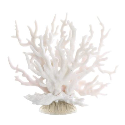 Pink and White Artificial Coral Aquarium Decoration