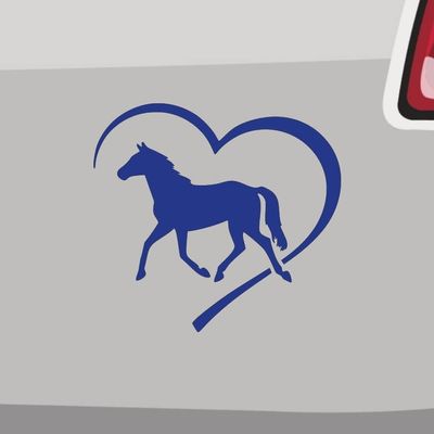 Horse Heart Sticker - 21 Colors