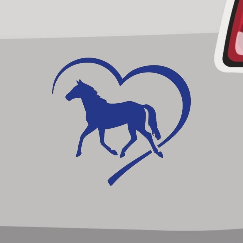 Horse Heart Sticker - 21 Colors