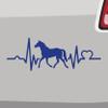 Heartbeat Horse Sticker - 21 Colors view 1