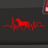 Heartbeat Horse Sticker - 21 Colors view 1