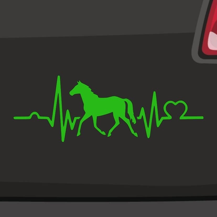 Heartbeat Horse Sticker - 21 Colors