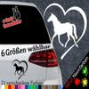 Horse Heart Sticker - 6.5x6cm - Gray view 2