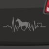 Heartbeat Horse Sticker - 21 Colors view 1