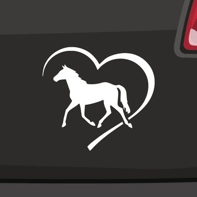 Horse Heart Sticker - 21 Colors