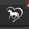 Horse Heart Sticker - 21 Colors view 1