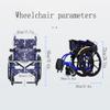 ZZTWER Lightweight Folding Transport Wheelchair with Flip-Back Armrests, Color B view 3